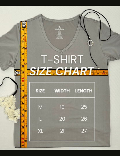 Be Still & Know Women’s V - Neck T-Shirt – Psalm 46:10 Floral Faith Design - HisWord Designs