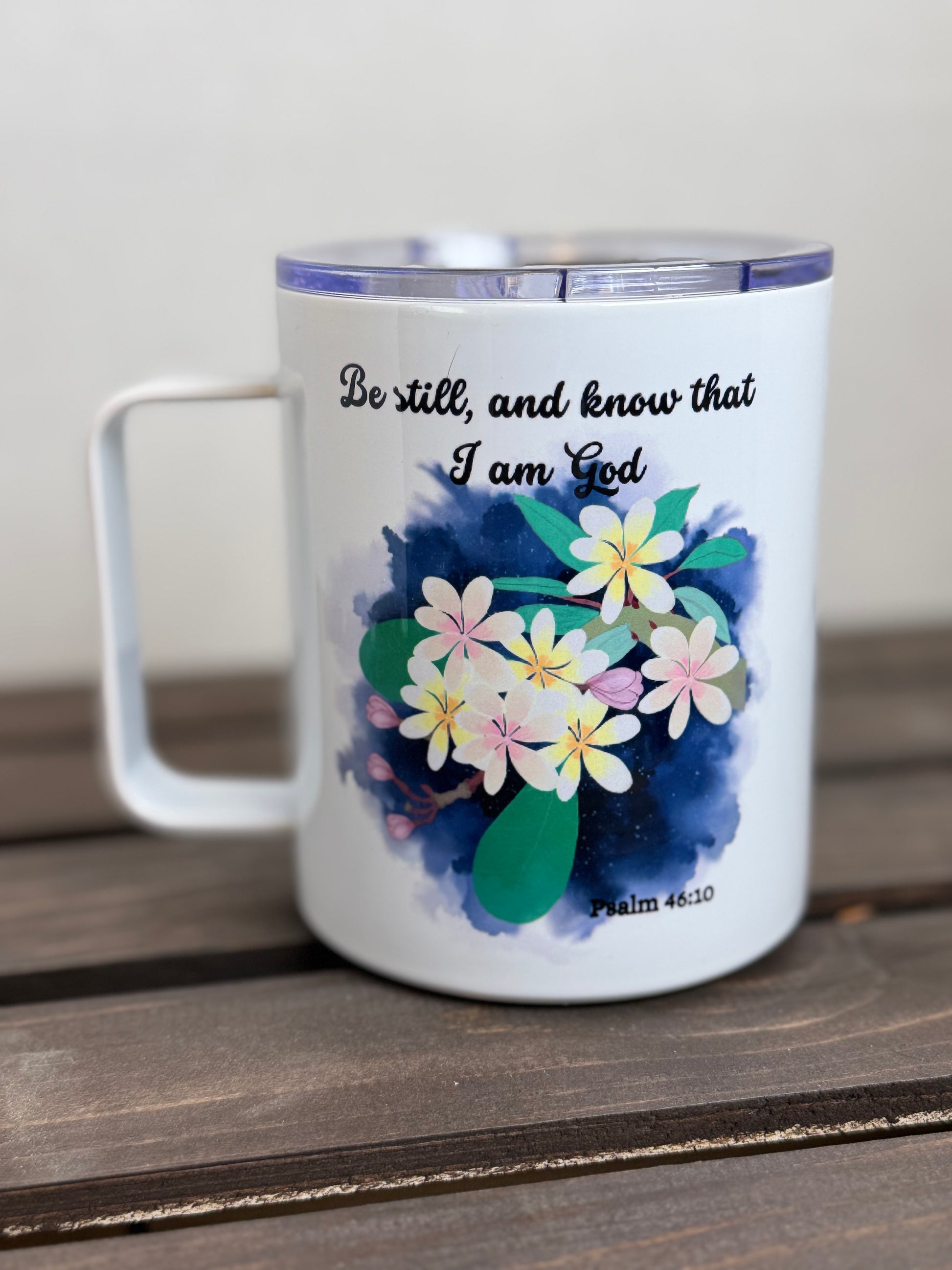 floral camper mug