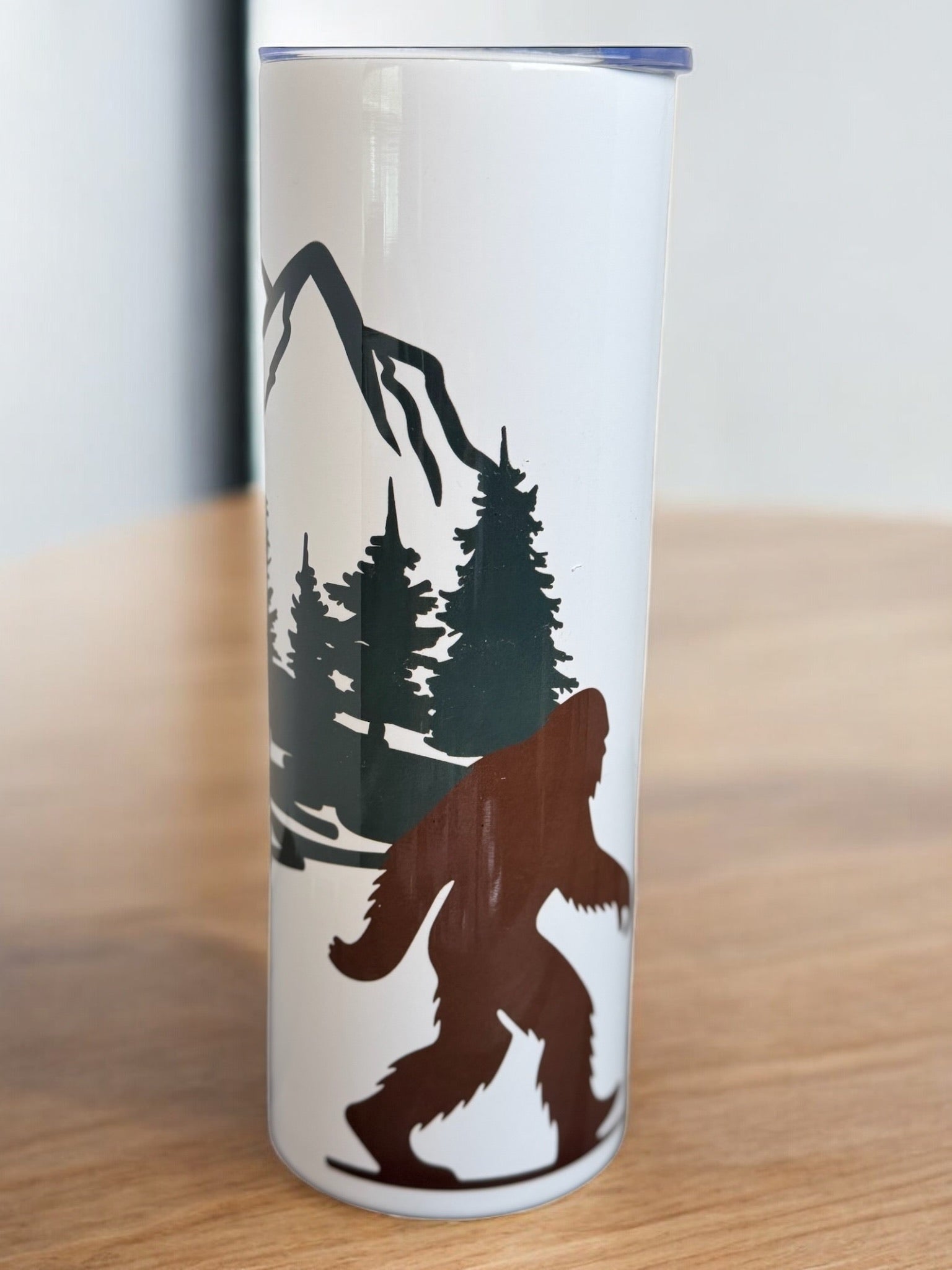Bigfoot Adventure – 20oz Forest Tumbler with Bear & Elk - HisWord Designs