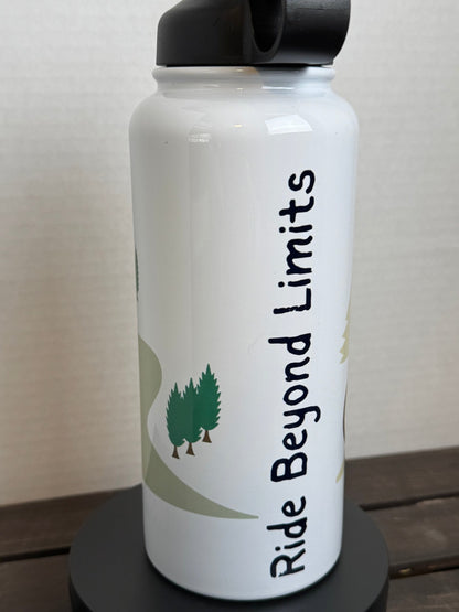 Ride Beyond Limits – 32oz Cycling Adventure Water Bottle - HisWord Designs