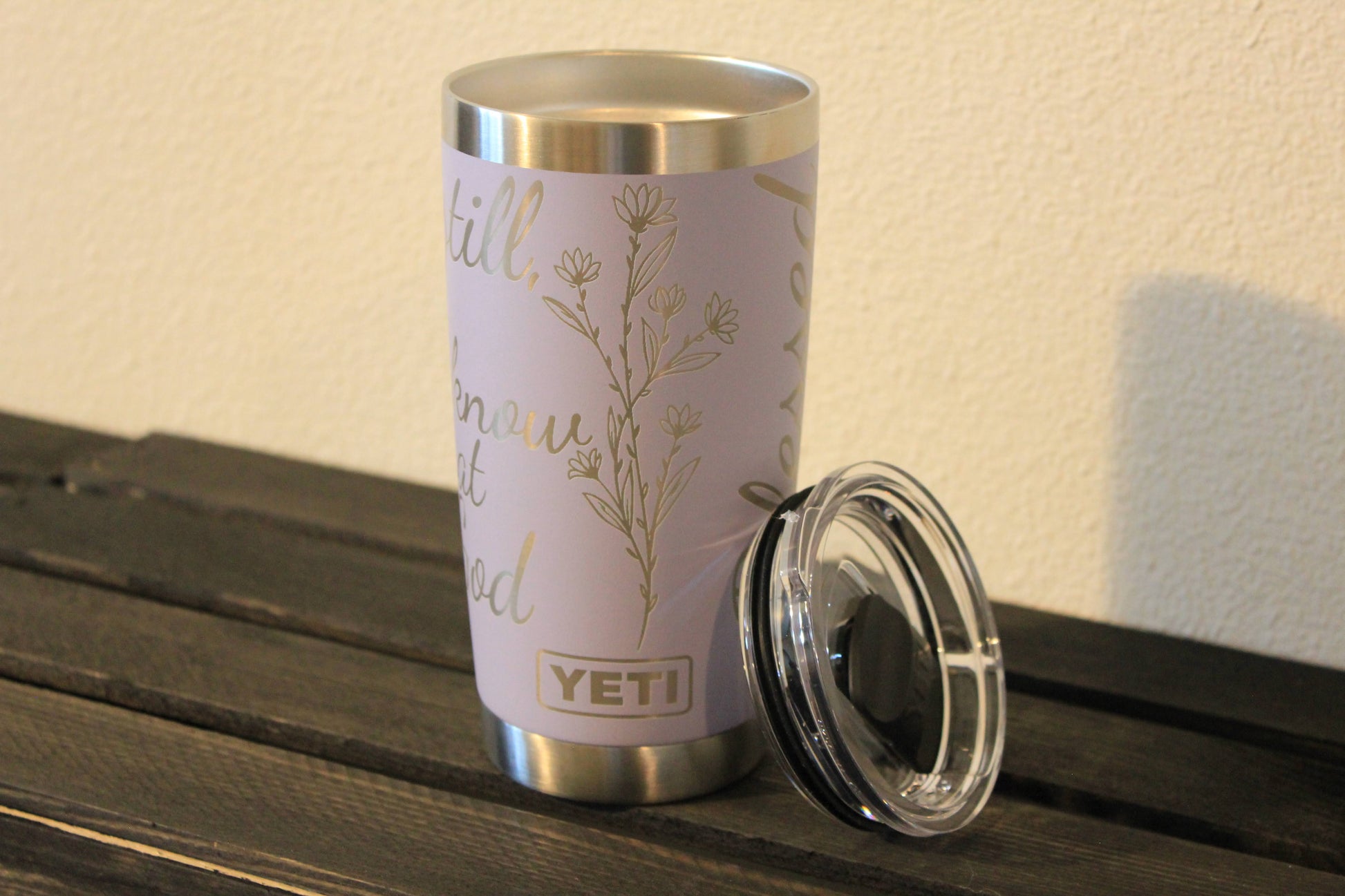20 oz flowers christian yeti tumbler