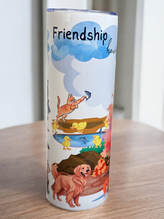 “Friendship You Can Count On” 20oz Tumbler – Celebrate the Joy of Companionship - HisWord Designs