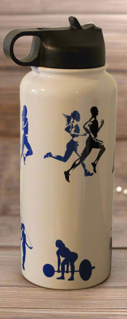 Push Your Limits – 32oz Fitness Water Bottle for Gym & Goals - HisWord Designs