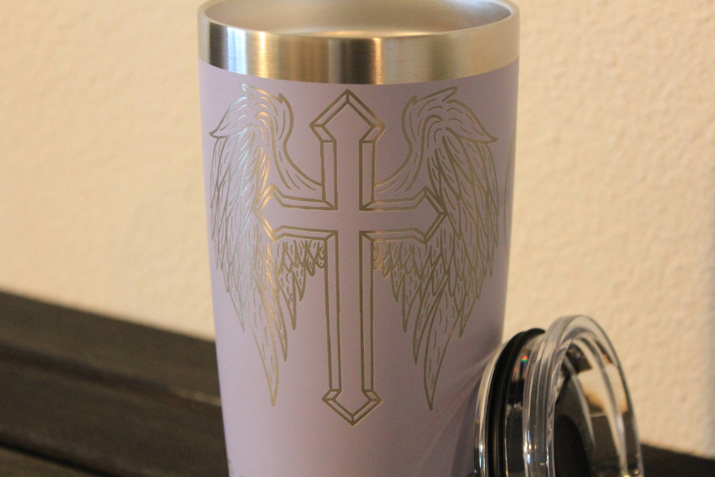 I Run on Coffee and Grace – 20oz Lavender Yeti Tumbler - HisWord Designs