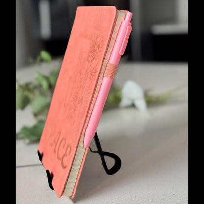 Personalized Butterfly and Floral A5 Christian Prayer Journal | Scripture Notebook with Bible Verses | Butterfly Faith Gift - His Word Designs