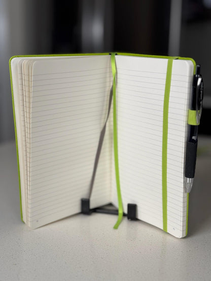 Have Faith Hand - Crafted Custom Engraved Journal, Luke 17:6, Bible Verse Journal, Lime Green Prayer Journal, Christian Gifts - HisWord Designs