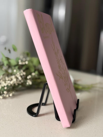 Personalized Blessed Engraved Journal, Ecclesiastes 3:11, Floral Christian Prayer book, Scripture Notebook with Bible Verses, Faith Gift - HisWord Designs