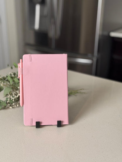 Personalized Blessed Engraved Journal, Ecclesiastes 3:11, Floral Christian Prayer book, Scripture Notebook with Bible Verses, Faith Gift - HisWord Designs