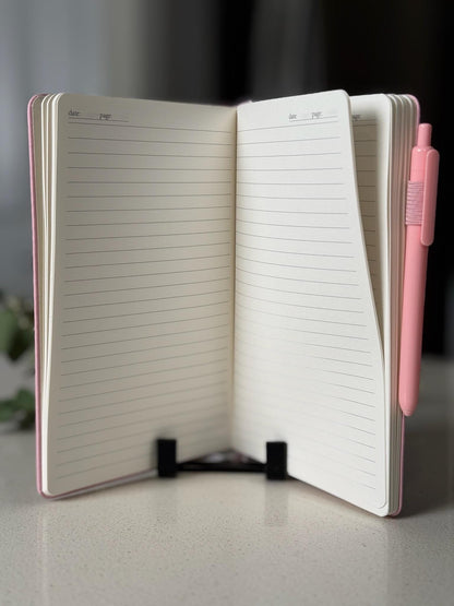 Personalized Blessed Engraved Journal, Ecclesiastes 3:11, Floral Christian Prayer book, Scripture Notebook with Bible Verses, Faith Gift - HisWord Designs