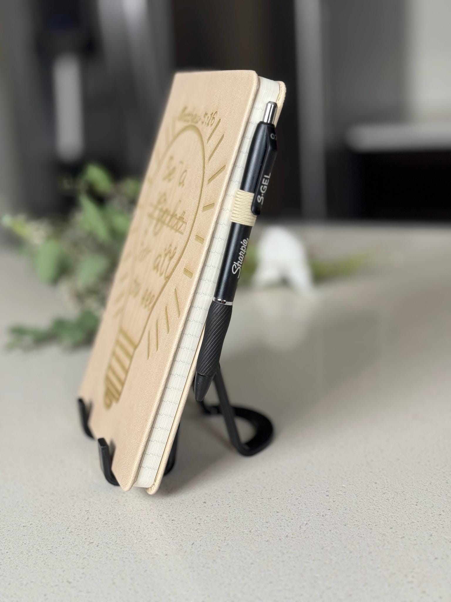 Be a Light for All to See Custom Engraved Journal, Matthew 5:16, Christian Journal | Scripture Notebook with Bible Verses | Bible Study Gift - HisWord Designs