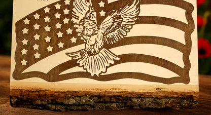 Personalized Memorial Wall Art – Custom Military Tribute | Engraved Veteran Memorial Gift - HisWord Designs