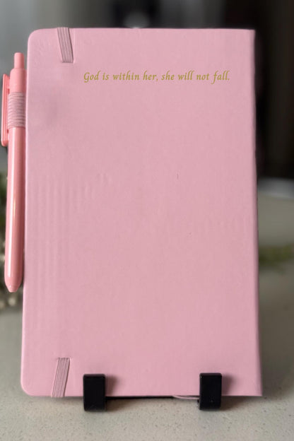 Personalized Blessed Engraved Journal, Ecclesiastes 3:11, Floral Christian Prayer book, Scripture Notebook with Bible Verses, Faith Gift - HisWord Designs