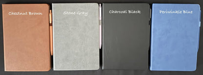 Personalized Christian Engraved Journal, Matthew 5:16, Be a Light for All to See, Scripture Notebook with Bible Verses, Bible Study Gift - HisWord Designs