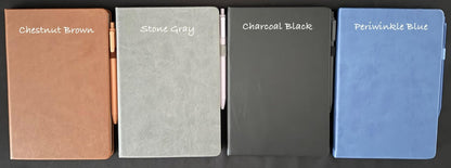 Personalized Christian Gift, Trust in the Lord Prayer Notebook, Hand - Drawn Bible Verse Journal, Laser Engraved Faux Leather devotional book - HisWord Designs