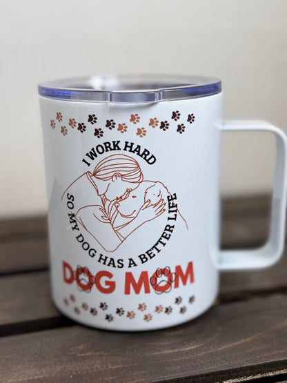 life is better with dog camper mug