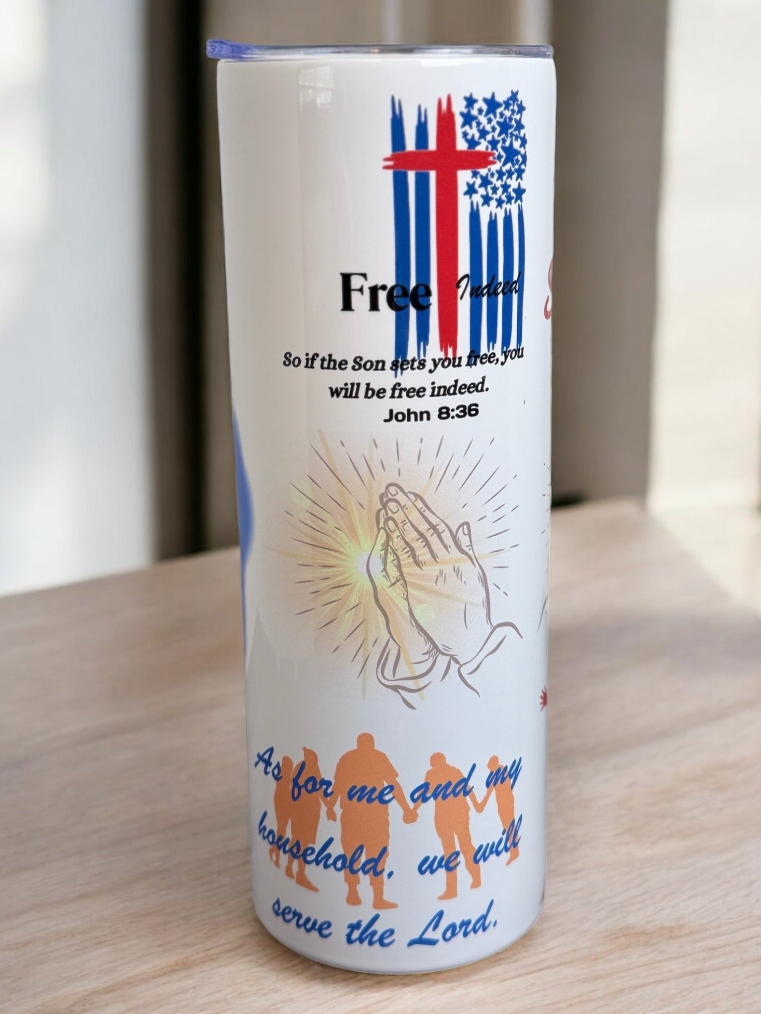 “Be a Light” 20oz Tumbler – Faith - Inspired Design for Everyday Encouragement - HisWord Designs