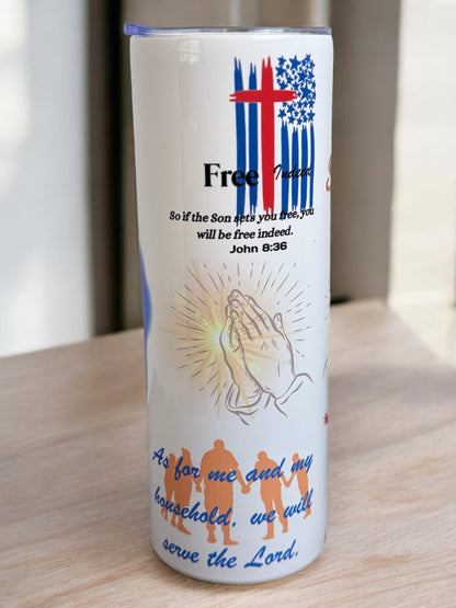 “Be a Light” 20oz Tumbler – Faith - Inspired Design for Everyday Encouragement - HisWord Designs