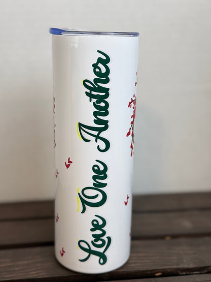 “Love One Another” 20oz Tumbler – A Daily Reminder of Kindness - HisWord Designs