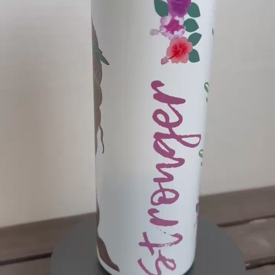 floral feminine tumbler