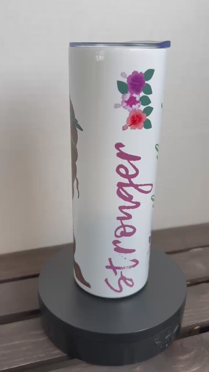 floral feminine tumbler