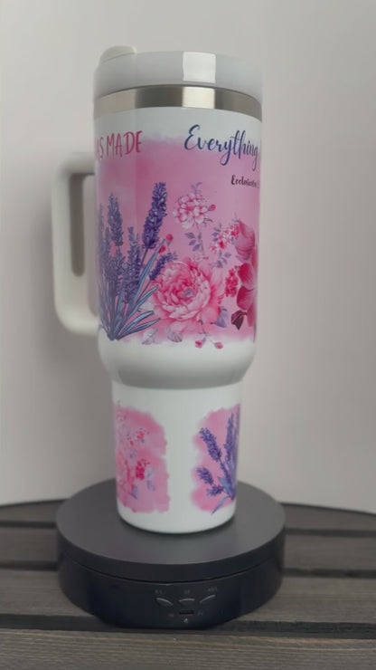 Everything Beautiful – 40 oz Christian Tumbler – Ecclesiastes 3:11