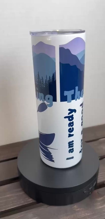 kayaking paddling 20 oz tumbler 