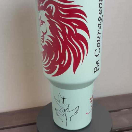 be courageous 40 oz tumbler