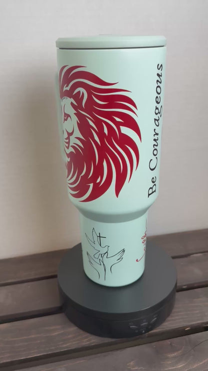 be courageous 40 oz tumbler