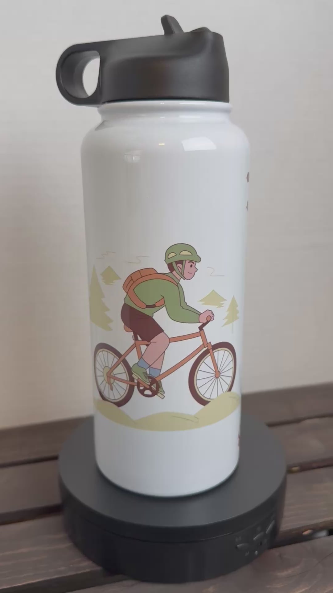 bike riding 32 oz bottle