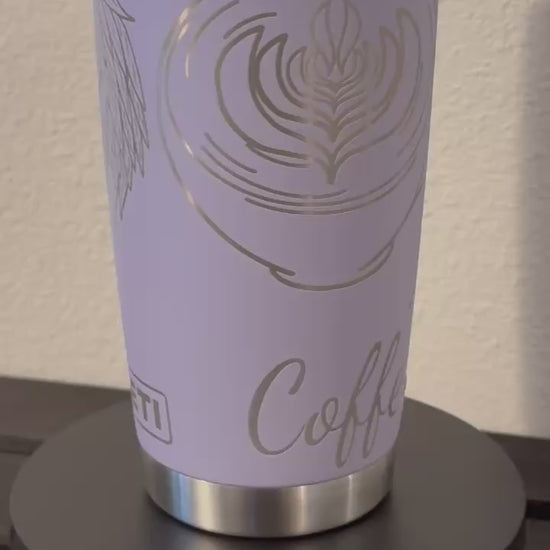I run on coffee and grace yeti tumbler 