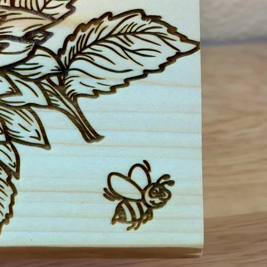 Kind Words Are Like Honey Live Edge Wood Plaque - Proverbs 16:24 - Kind Words Are Like Honey Live Edge Wood Plaque - Proverbs 16:24