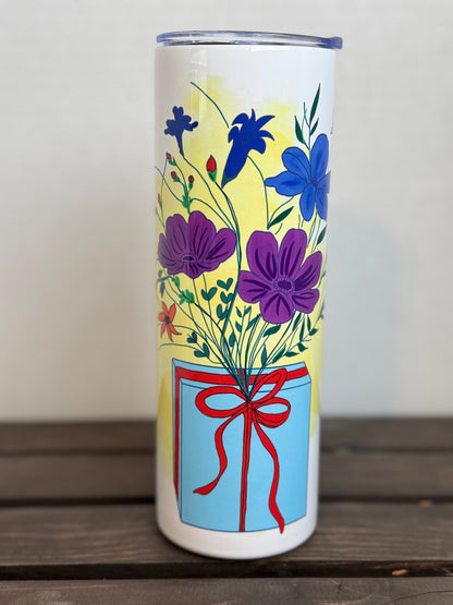 “Today is a Gift” 20oz Tumbler – Start Every Day with Gratitude - HisWord Designs