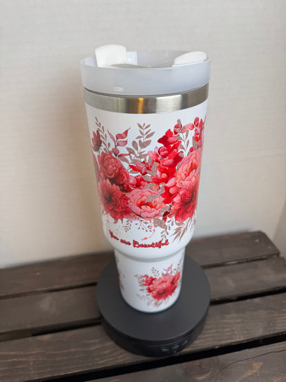 you are beautiful 40 oz tumbler
